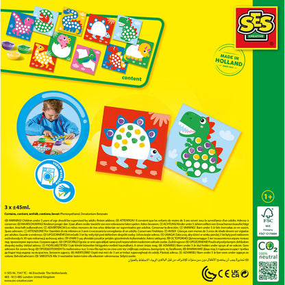 SES Creative, My First Creative Set, Finger Painting Dinosaurs - Ages 1-4