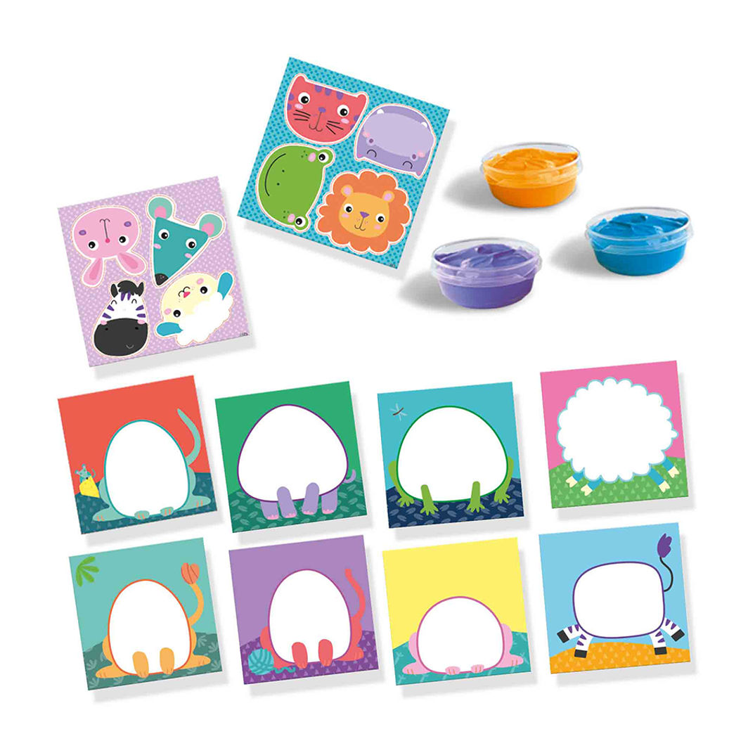 SES Creative My First Creative Set, Finger Paints, Animals - Ages 1-4