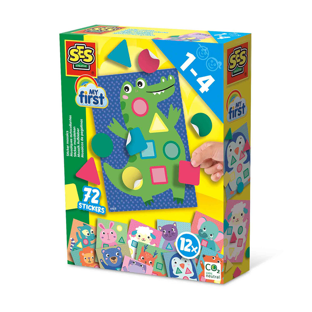 SES Creative My First Creative Set, Sticker Mosaic - Ages 1-4