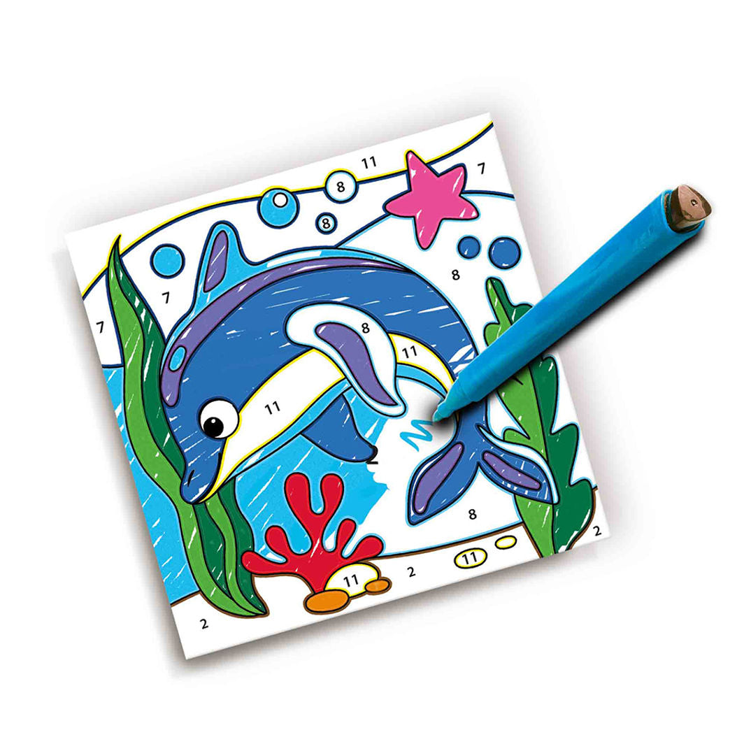 SES Creative Paint by Numbers, Markers with Triangular Grip