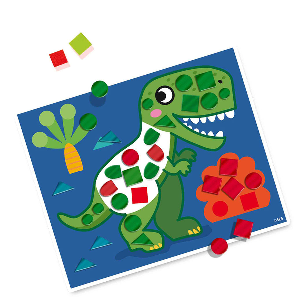 SES Creative Learn to Create Mosaics, Dinosaurs