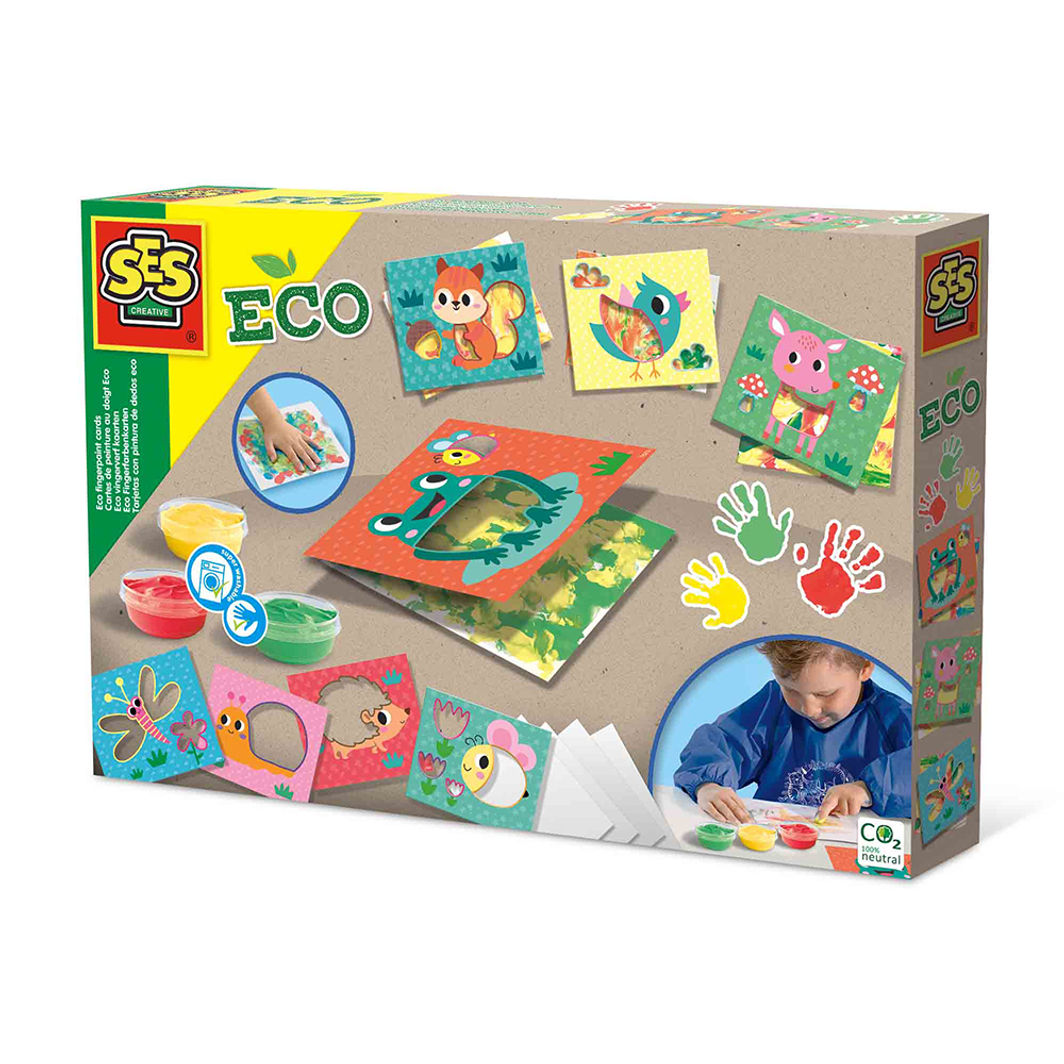 SES Creative ECO Finger Paint Set on Card