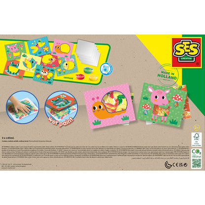SES Creative ECO Finger Paint Set on Card