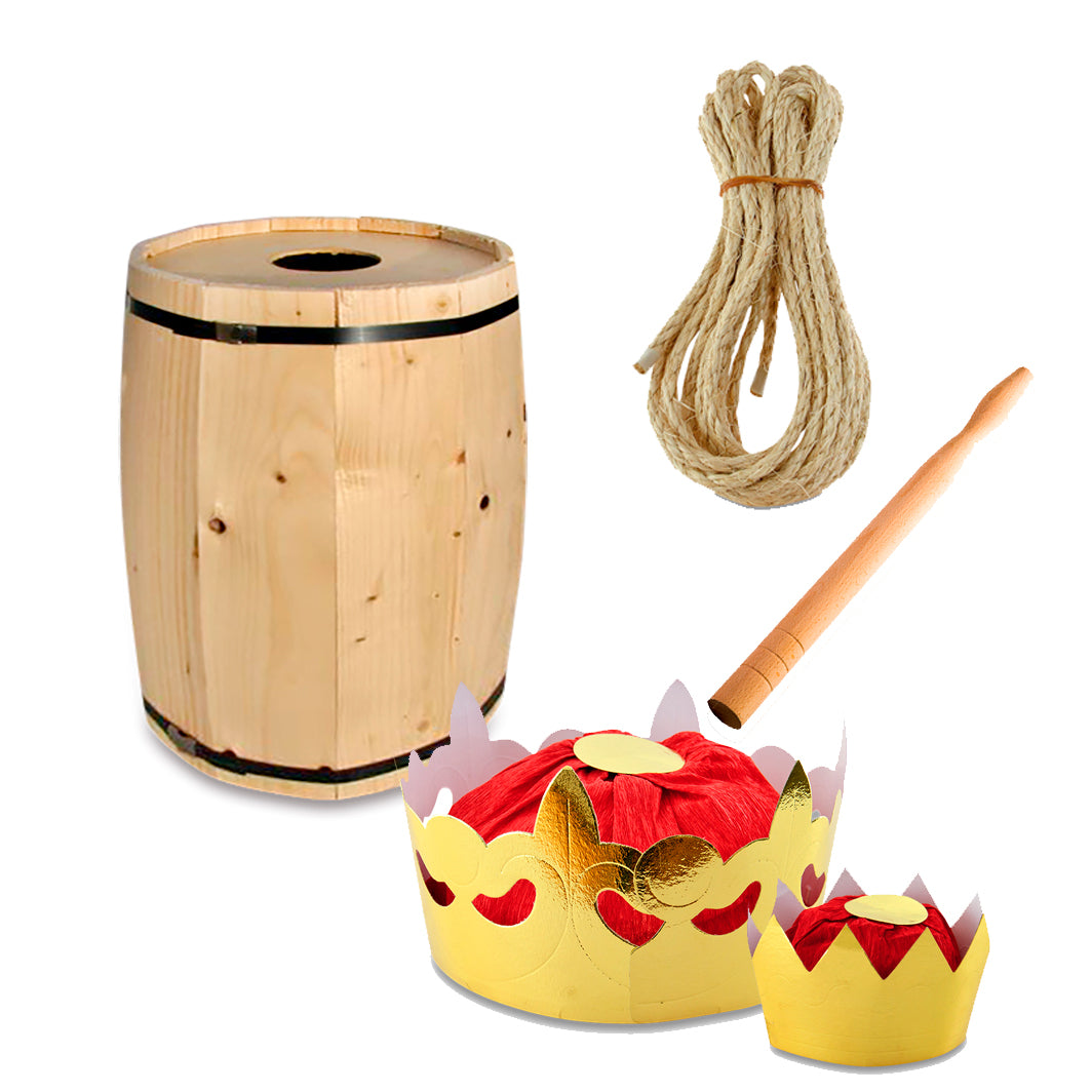 Complete Carnival Package with Barrel, Bat, King and Queen Crown
