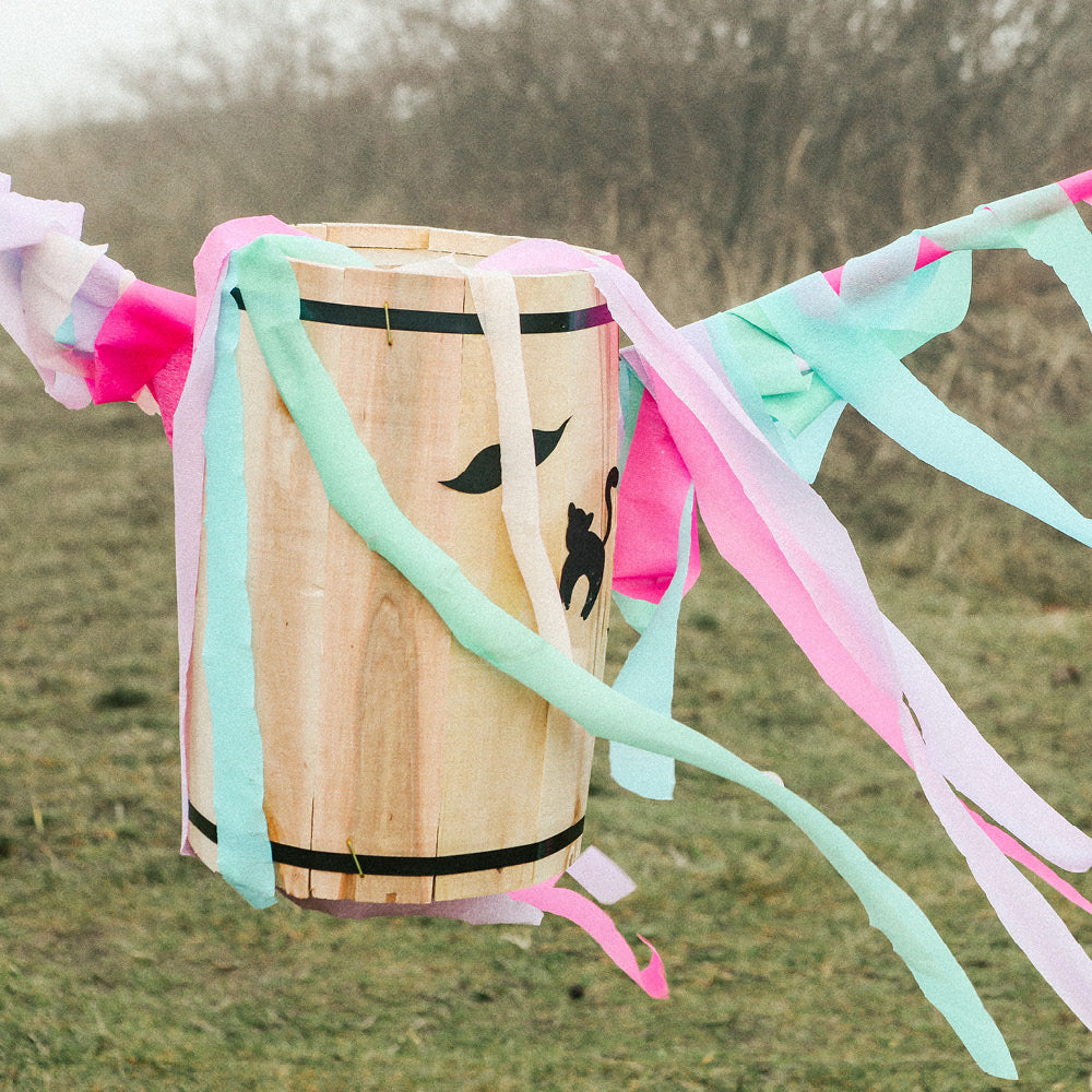 Wooden Carnival Barrel, Medium - 40 cm