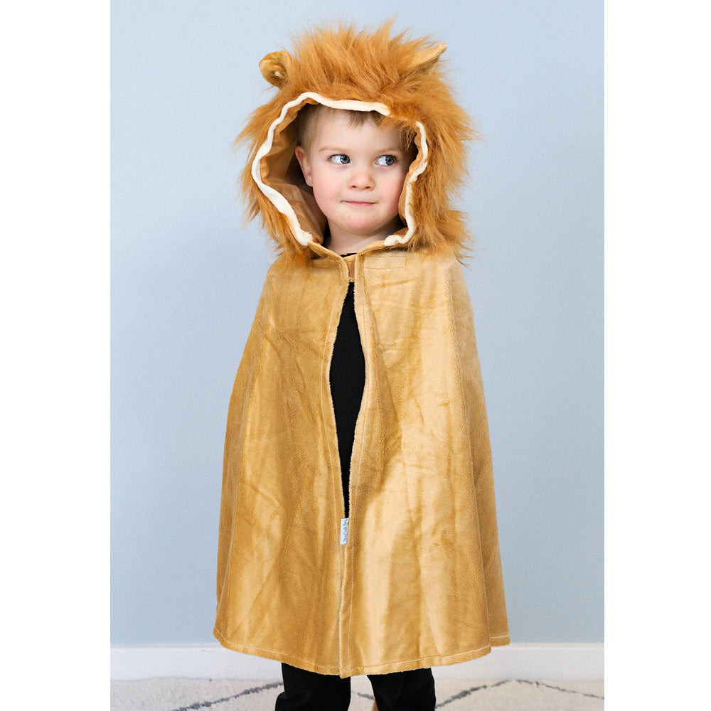 The Good Fairy Animal Costume, Lion Cape - Size 3-8 Years