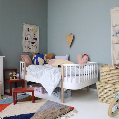 Bonton Woven Basket with Lid and Handle