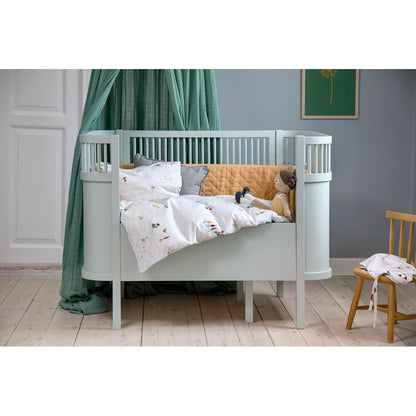 Sebra Bed, Baby and Junior - Mist Green