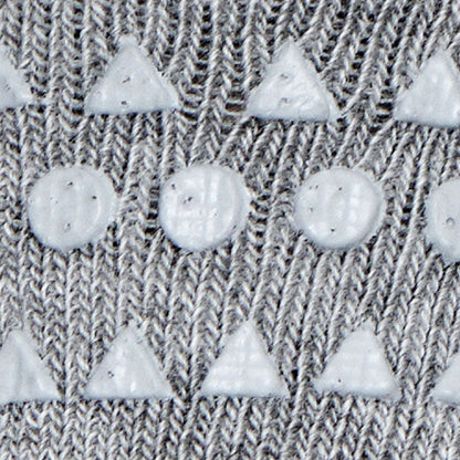 GoBabyGo Non-Slip Socks with Rubber Dots, Grey Melange