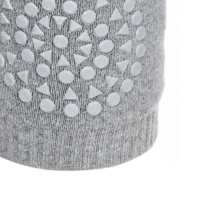 GoBabyGo Knee Protectors with Non-Slip Grips, Grey Melange