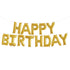 Northstar Balloons, Happy Birthday guirlande - guldfolie
