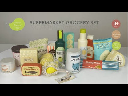 Tender Leaf, Wooden Play Food - Groceries