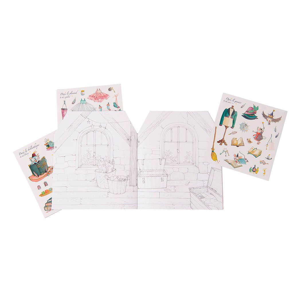 Moulin Roty Sticker Book – House