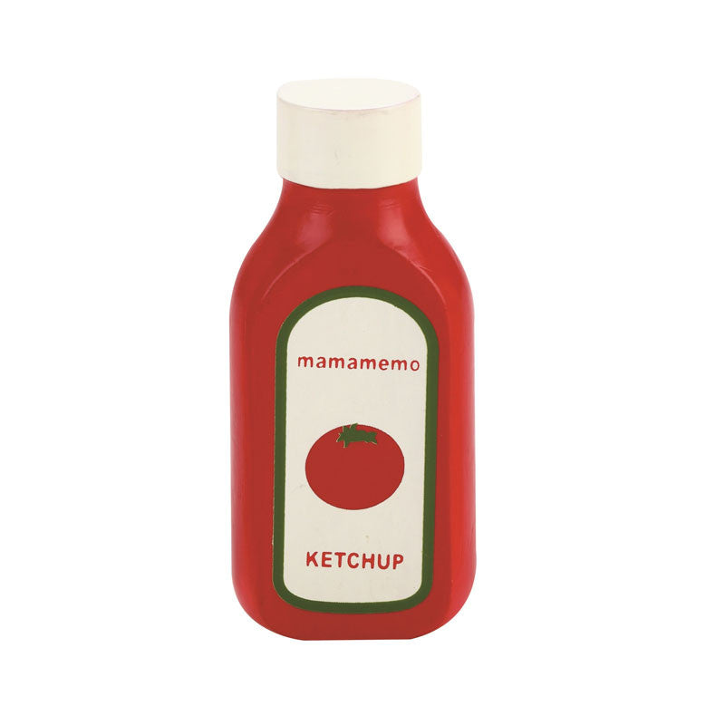 MaMaMeMo Wooden Ketchup Bottle
