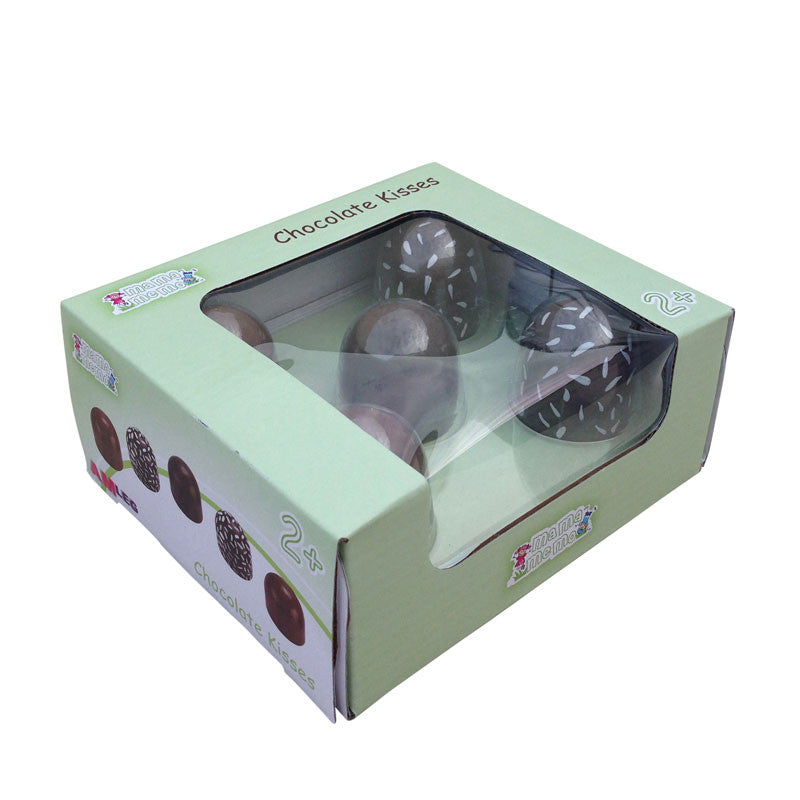 MaMaMeMo Wooden Play Food, 5 Flødeboller in Box