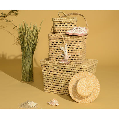 Bonton Woven Basket with Lid