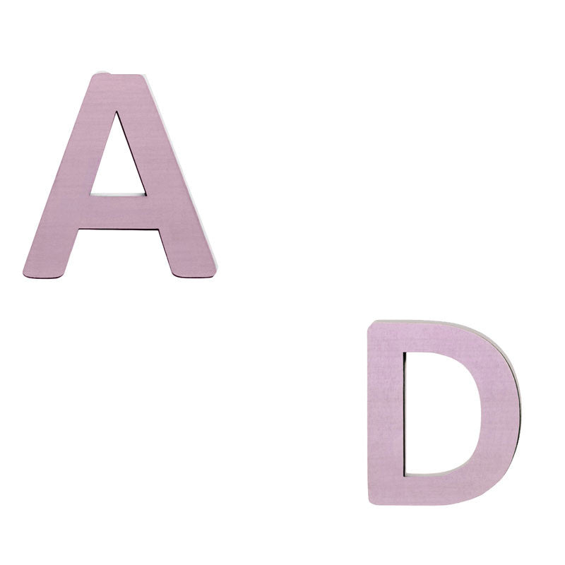 Wooden Letters A - Å - Pastel Girl - Discontinued Product