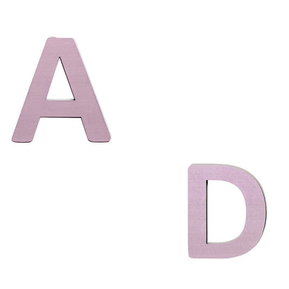 Wooden Letters A - Å - Pastel Girl - Discontinued Product