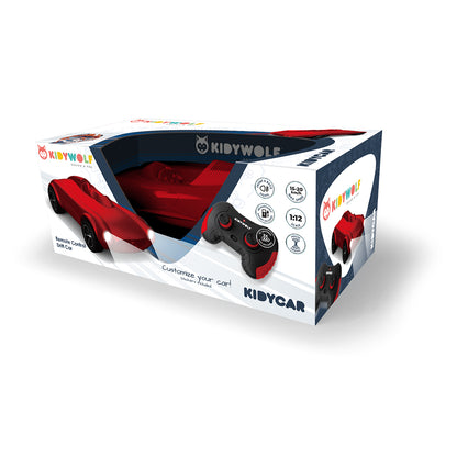 Kidycar Remote-Controlled Car with Remote Control, Red