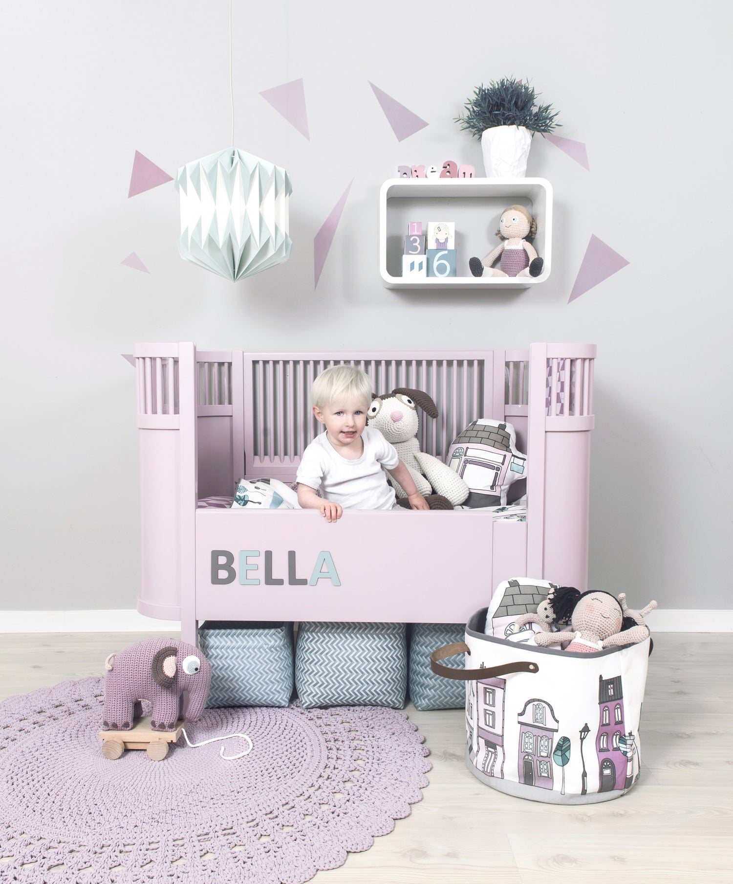 Sebra Junior Fitted Sheet, Organic - White