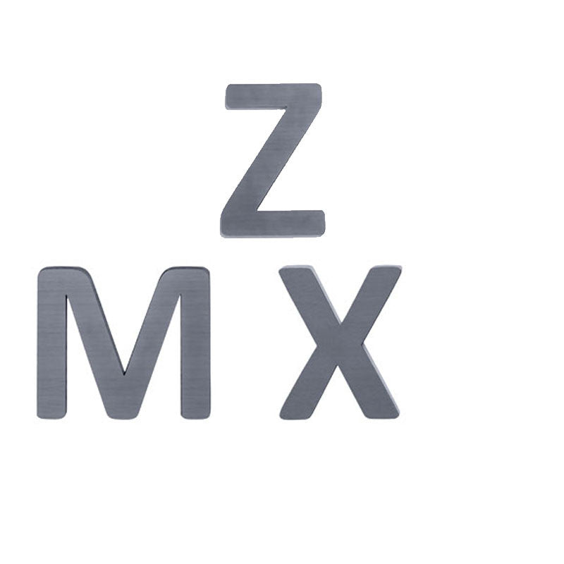 Wooden Letters, A–Å – Grey – Discontinued Product