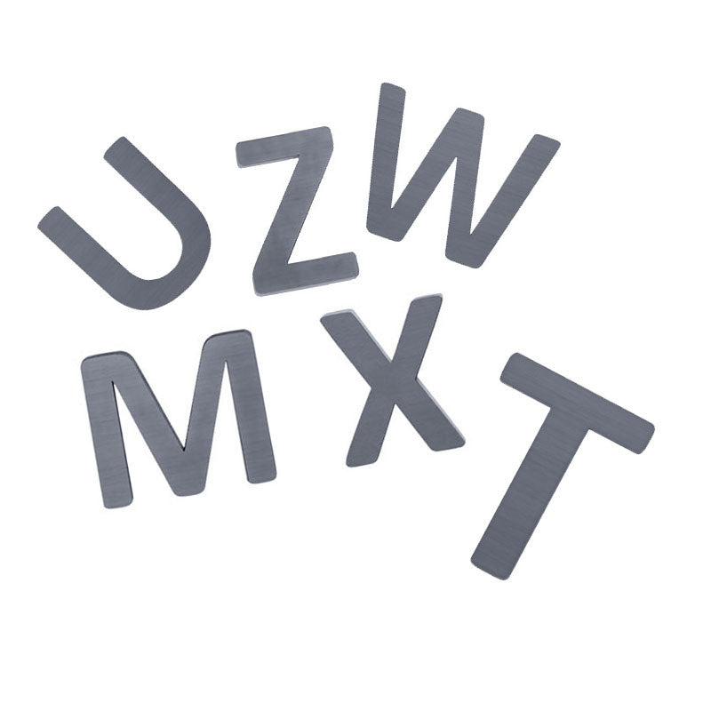 Wooden Letters, A–Å – Grey – Discontinued Product