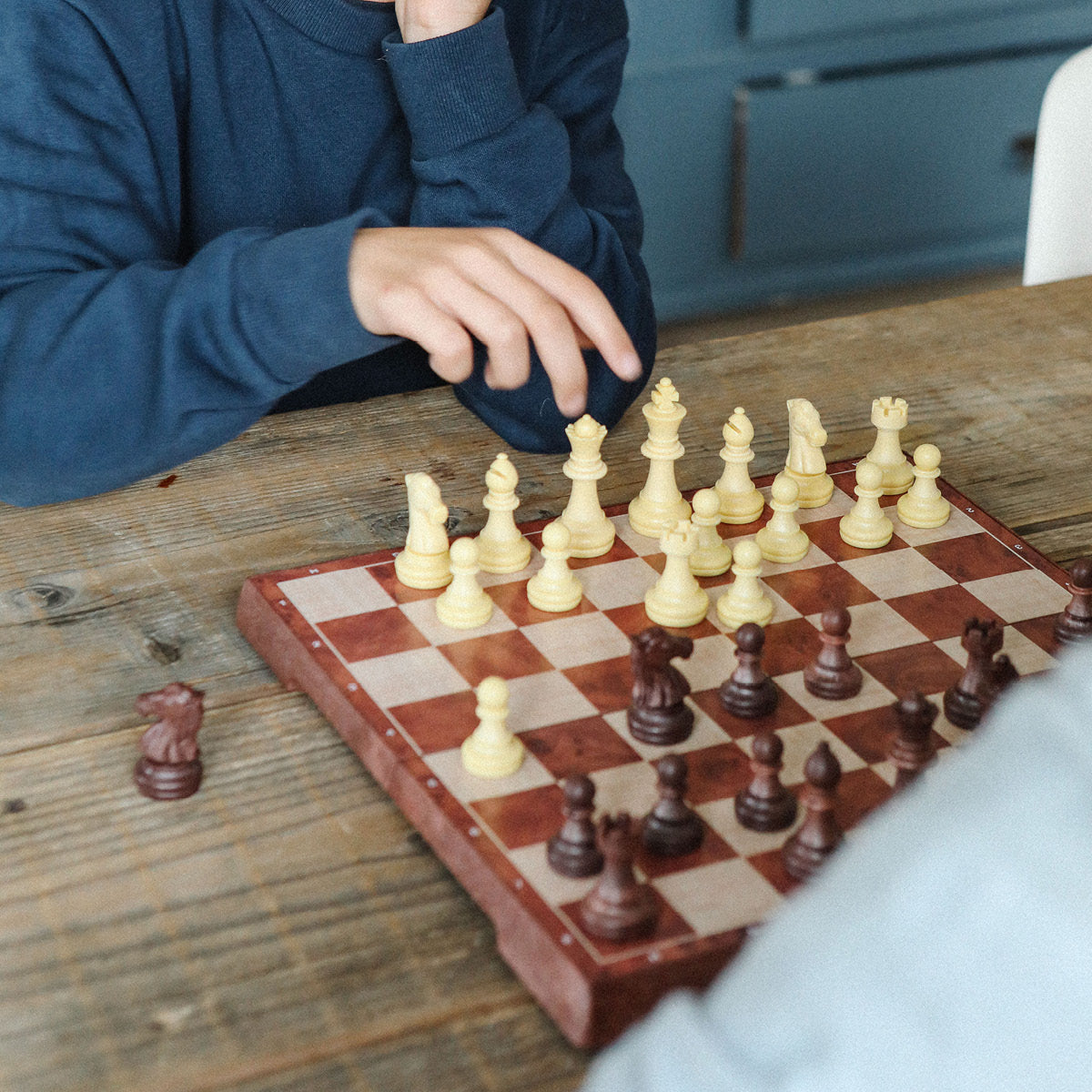 klassisk og flot skak og dam spil