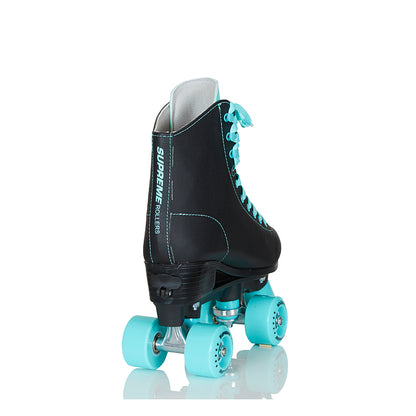 Supreme Rollers, Side-by-Side Roller Skates, Del Rey Black – Sizes 31–42