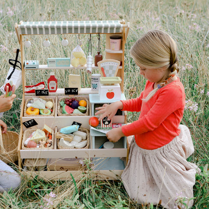 Tender Leaf Wooden Market Stall