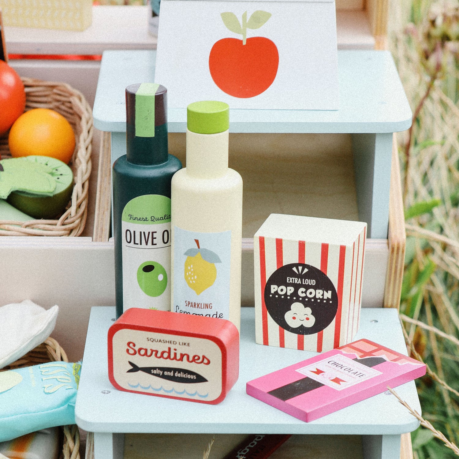 Tender Leaf, Wooden Play Food - Groceries