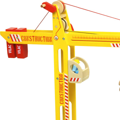 Vilac Large Wooden Crane - Grande Grue Crane