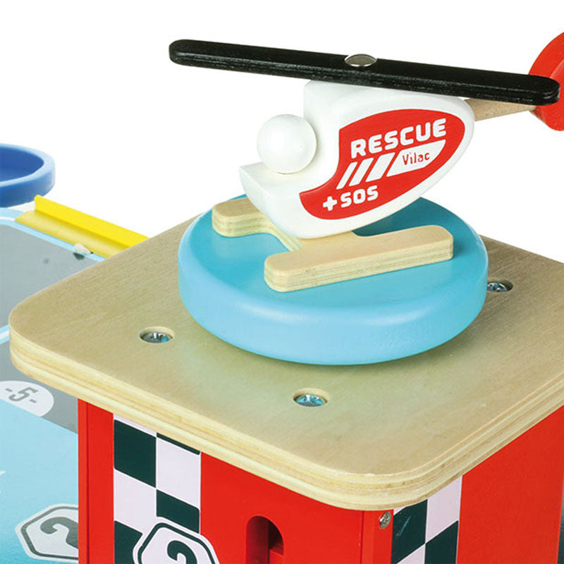 Vilac Wooden City Car Garage, Large