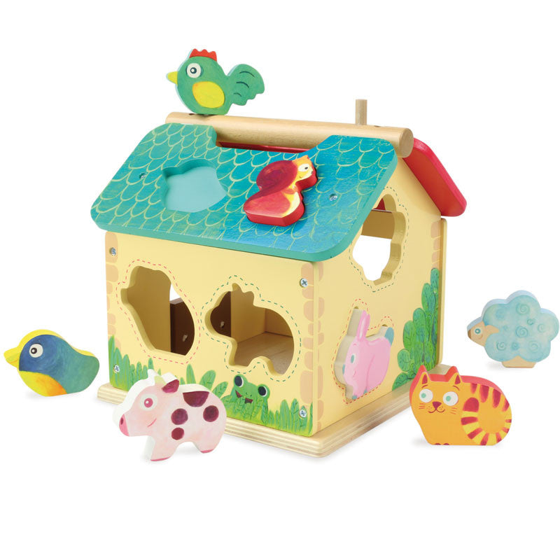 Vilac Shape Sorting Box, Farm