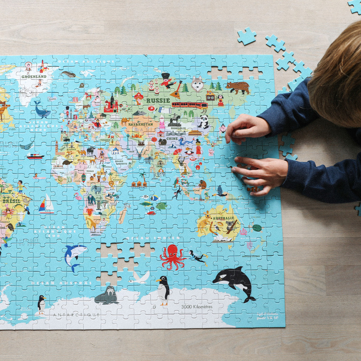 Vilac Puzzle, World - 500 Pieces