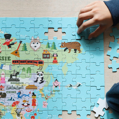 Vilac Puzzle, World - 500 Pieces